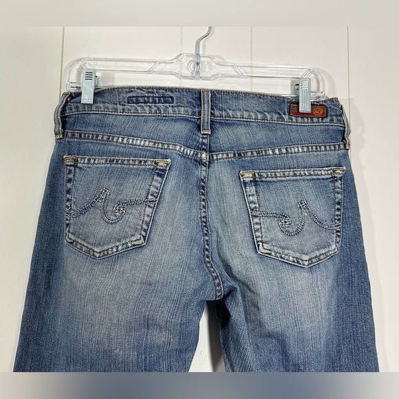 AG Adriano Goldschmied Jeans Women Sz 27R The Tomboy Distressed USA Low Rise Y2K - Picture 7 of 16